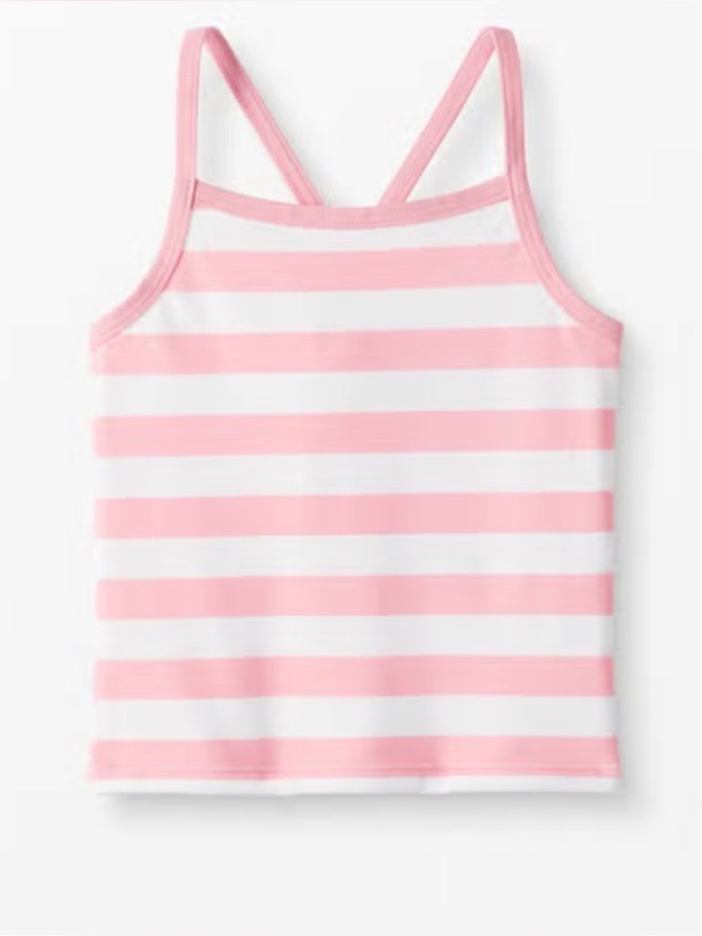 Hanna Andersson - Pink and White Swim Top